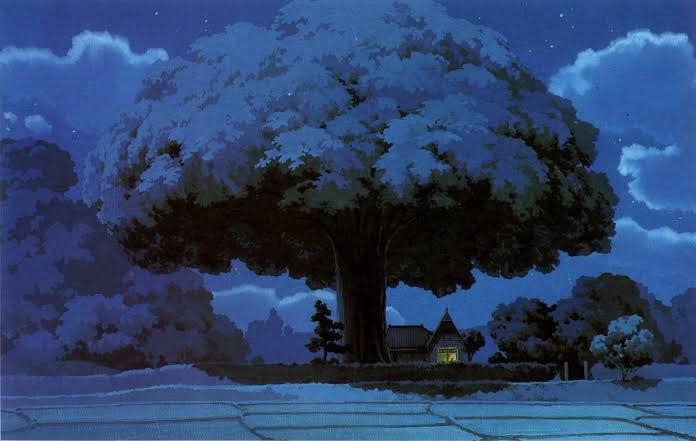 Jimin as Ghibli scenery 