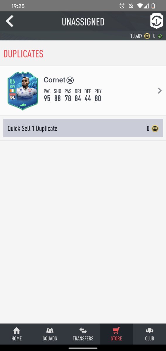 hurgyhill's tweet photo. @FUTDAD Untradeable duplicate Cornet from the winter refresh SBC 👍 https://t.co/IPbK77x7Xi