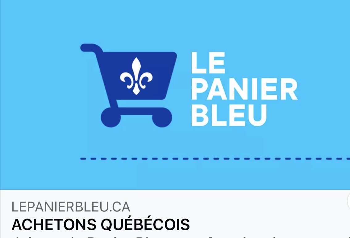CCFrancheville's tweet photo. Nouveau portail "Achetons québécois" Le Panier bleu 
https://t.co/HoFN8ev02p https://t.co/yAxND2Cg7L