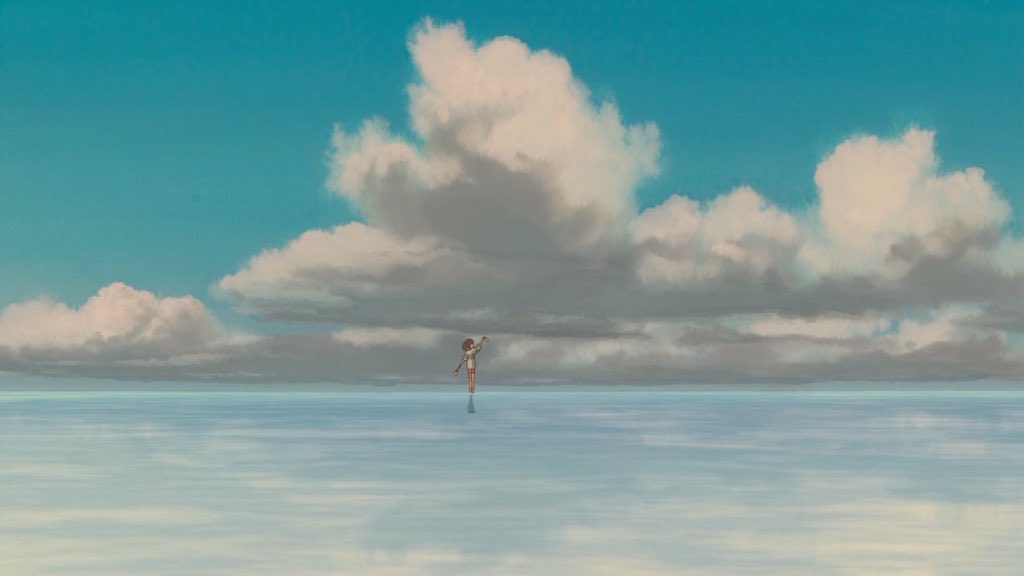 Jimin as Ghibli scenery 