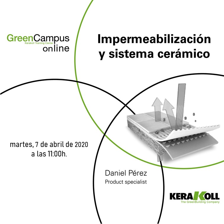 Este martes a las 11:00, #KerakollCampusOnline sobre cuestiones críticas que pueden aparecer cuando hay que instalar cerámica en espacios impermeabilizados.
Inscríbete aquí:
us04web.zoom.us/webinar/regist…