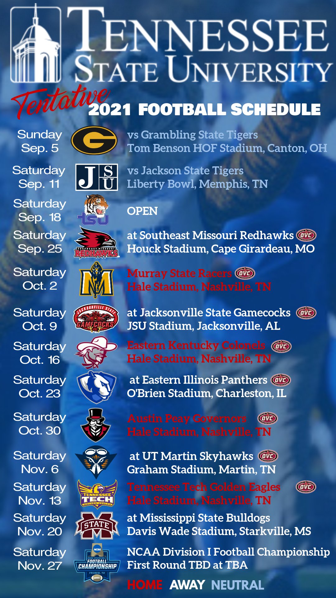 Tennessee football schedule 2021 online