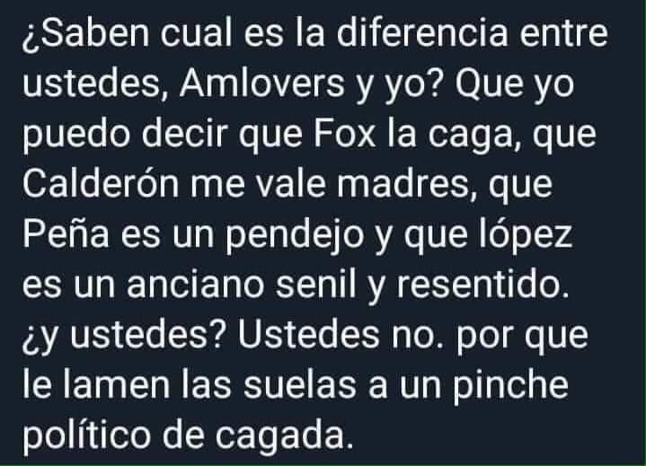 NetasMx's tweet photo. Los chairos y yo..la diferencia.. 

#AMLOseVA https://t.co/S2SKrqRMdw