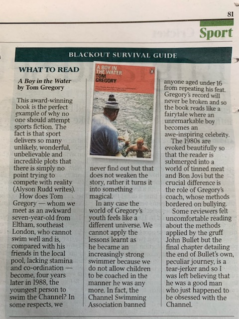 An unexpected consequence of sad times was another Times review yesterday, fully 18 months after the first one. Well I hope that tale helps lift morale a bit for a few folks anyhow.