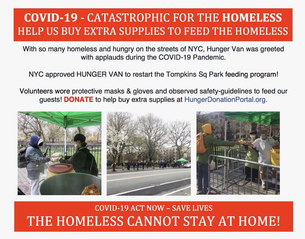 hungervan's tweet photo. Join our #Covid19 #ResponseTeam and feed the homeless and hungry. https://t.co/Q76kf7o3P6 #StayAtHome #NYChomelessNeedUs #HelpThoseWithoutaHome. https://t.co/PUAYwXLjYu