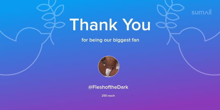 LegendW12's tweet photo. Our biggest fans this week: FleshoftheDark. Thank you! via https://t.co/0lZDKpCNHm https://t.co/anXp41iY83