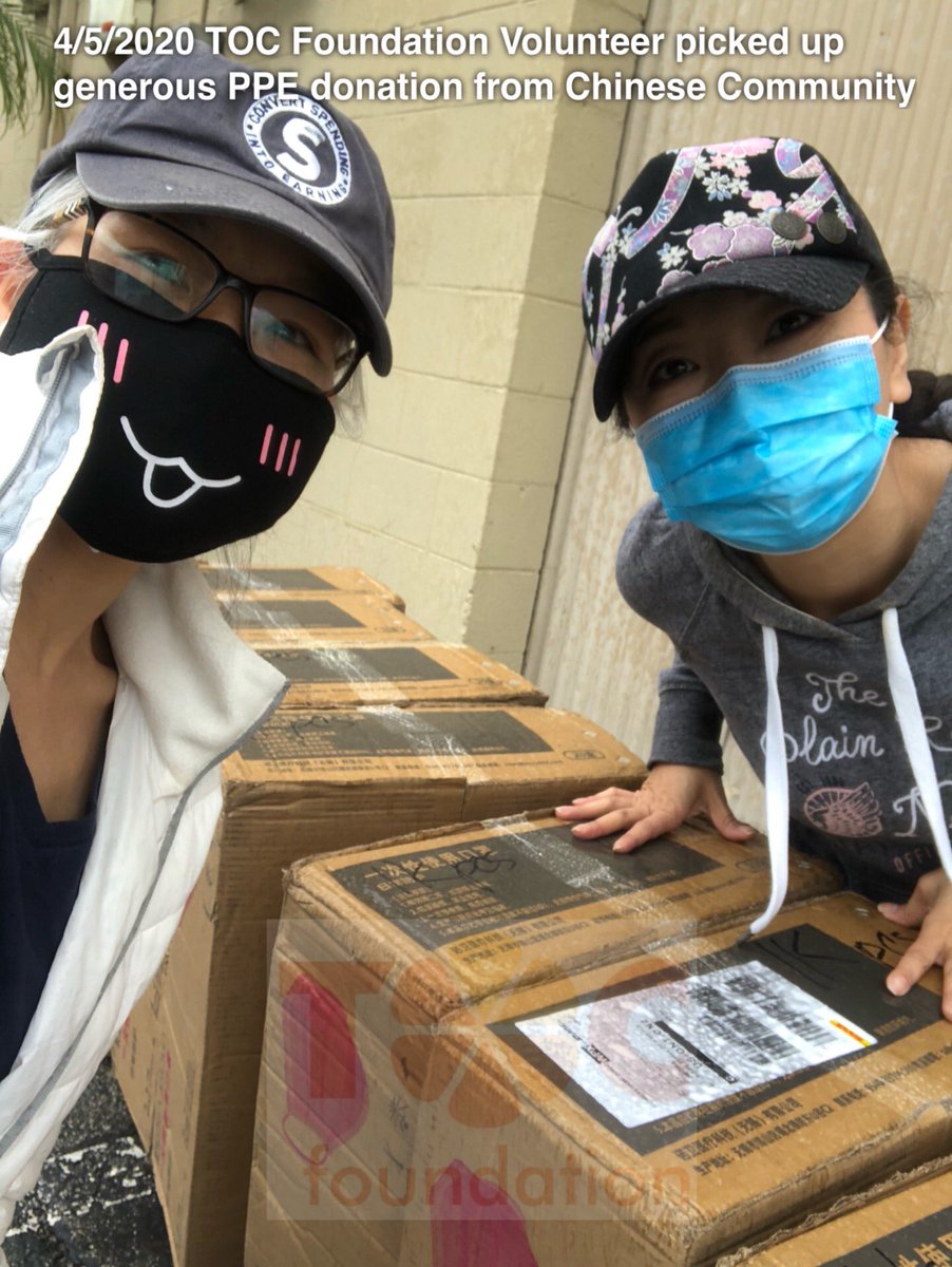 FoundationToc's tweet photo. 4/5/2020 TOC Foundation Volunteer picked up generous PPE donation from Chinese American Community🇺🇸 
Collected doors by doors. #TOCF #TOCFoundation 
#ChineseCommunity 
#GuardingTheAngels #InThisTogether
#ChineseInLA
#StrongerTogether #ChineseAmericanFightCovid19
#GetUSPPE https://t.co/i589V37Wae