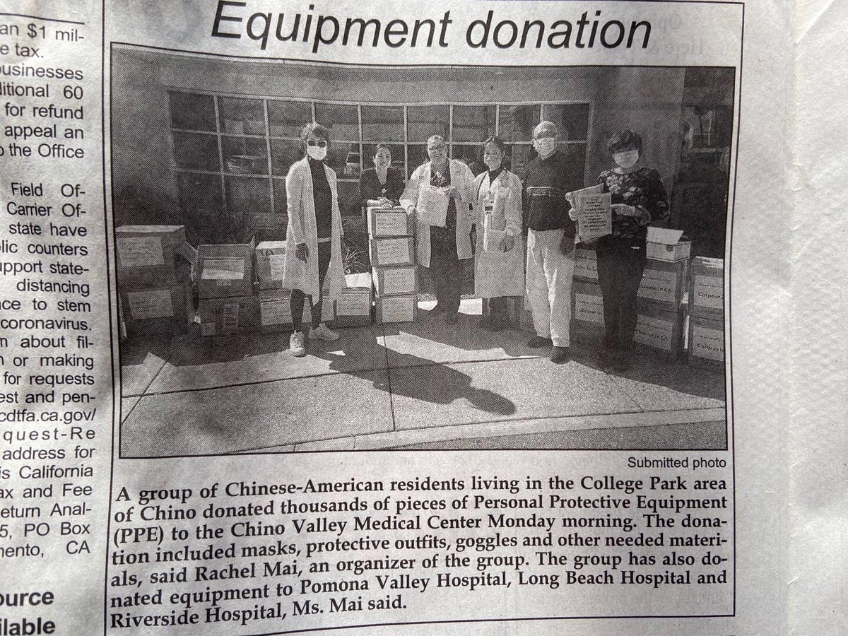 FoundationToc's tweet photo. 4/5/2020 TOC Foundation Volunteer picked up generous PPE donation from Chinese American Community🇺🇸 
Collected doors by doors. #TOCF #TOCFoundation 
#ChineseCommunity 
#GuardingTheAngels #InThisTogether
#ChineseInLA
#StrongerTogether #ChineseAmericanFightCovid19
#GetUSPPE https://t.co/i589V37Wae
