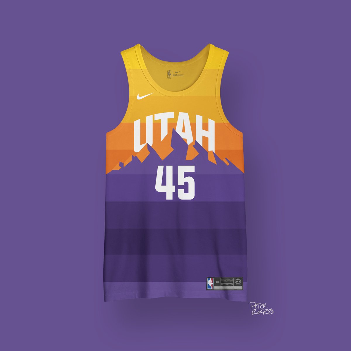 UTAH JAZZcombining utah's city jerseys with their classic purple mountain @slcdunk |  #takenote  