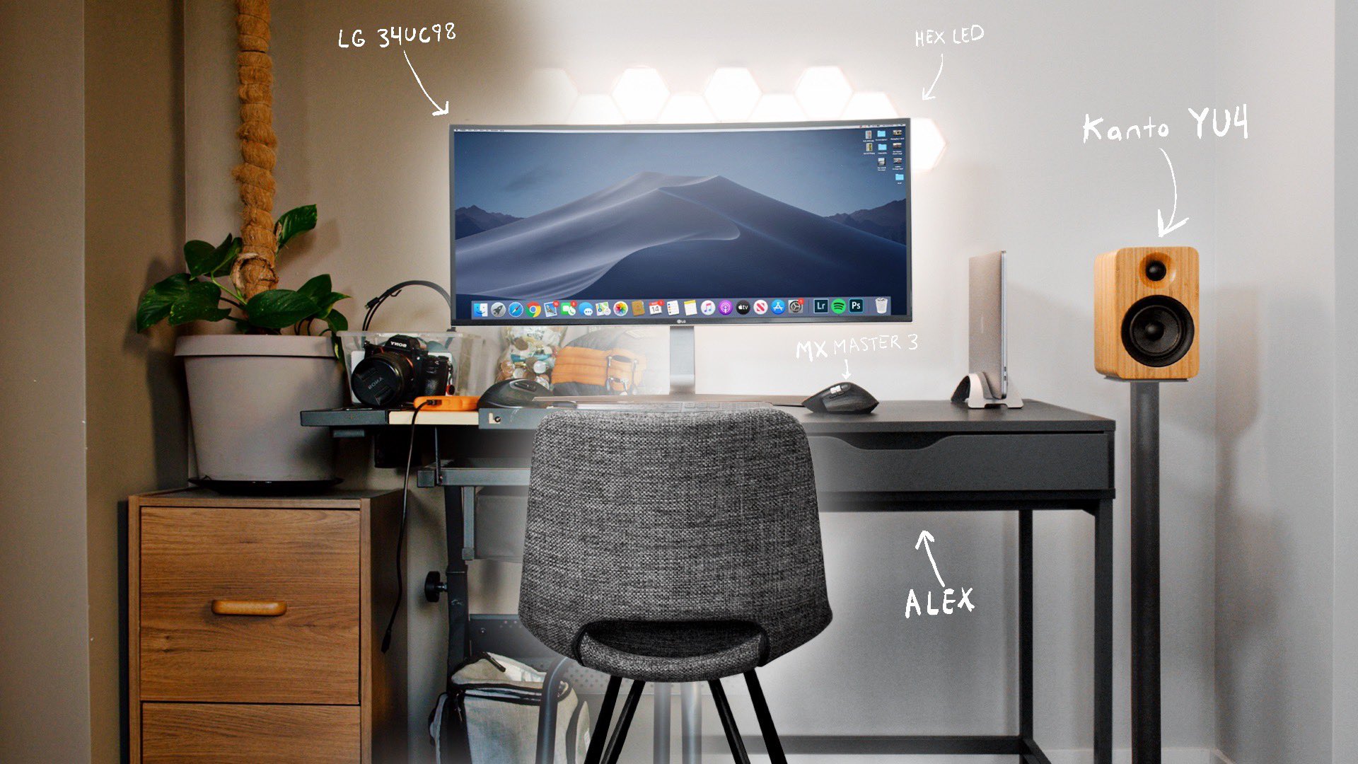 Justin Tse On Twitter Minimal Ikea Desk Setup Makeover 2020
