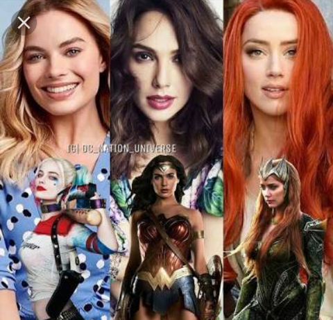 AnneVL82's tweet photo. #MargotRobbie, the perfect #HarleyQuinn.
#GalGadot, the perfect #WonderWoman.
#AmberHeard, the perfect #Mera. https://t.co/iw7tUUN6kA