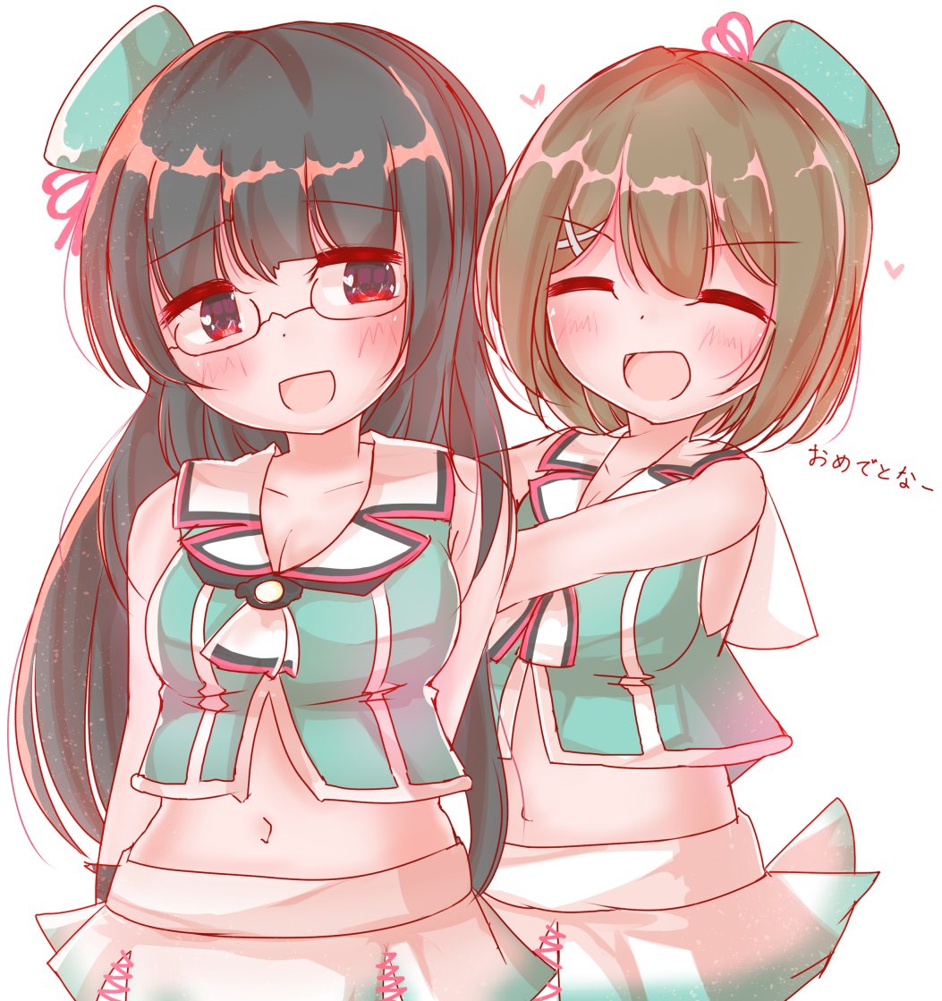 鳥海(艦これ) ,摩耶(艦これ) 「鳥海進水日おめでとう!!!!(大遅刻)
摩耶様もたくさん祝ってます??

#摩耶」|ろころこ@次は神戸かわさき！のイラスト