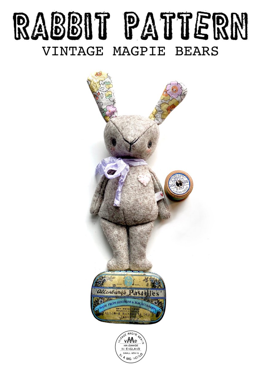 VMBears's tweet photo. Pattern release for making your own rabbit in time for Easter - get stitching ...
Check out this pattern in my Etsy shop
https://t.co/AEcWvCDuhE… 
#ukcraftershour #etsy #etsyfinds #handmadehour #thingstodo #lockdown #handsewn https://t.co/tTnbR6DmTX