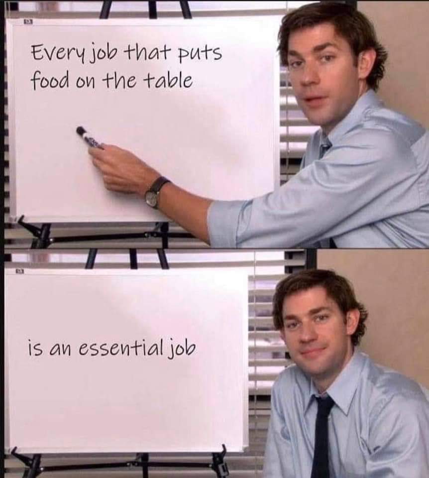 ThePatOneyShow's tweet image. #EveryJobIsEssential