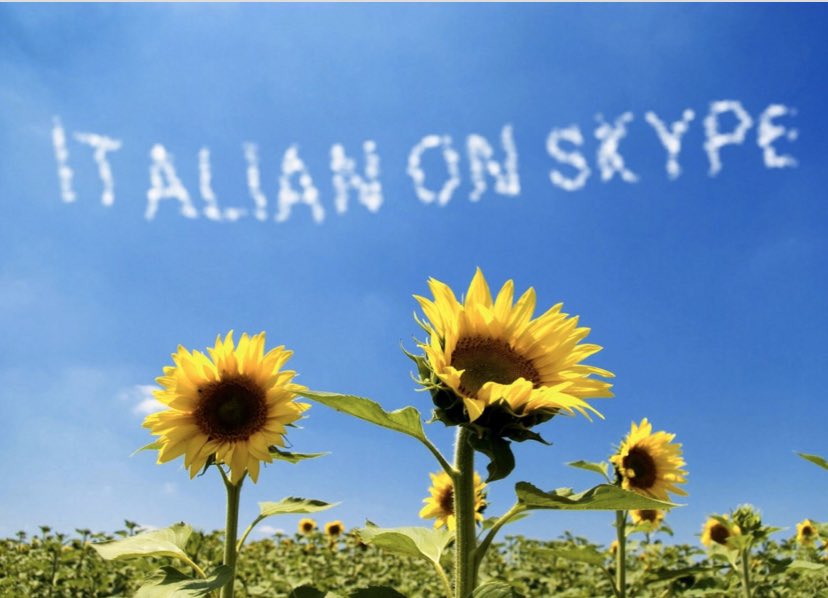 rafsansoni's tweet photo. #Italian #conversation #classes on Line on #skype from #home #StayHomeSaveLives https://t.co/LQ5nk8dh7c