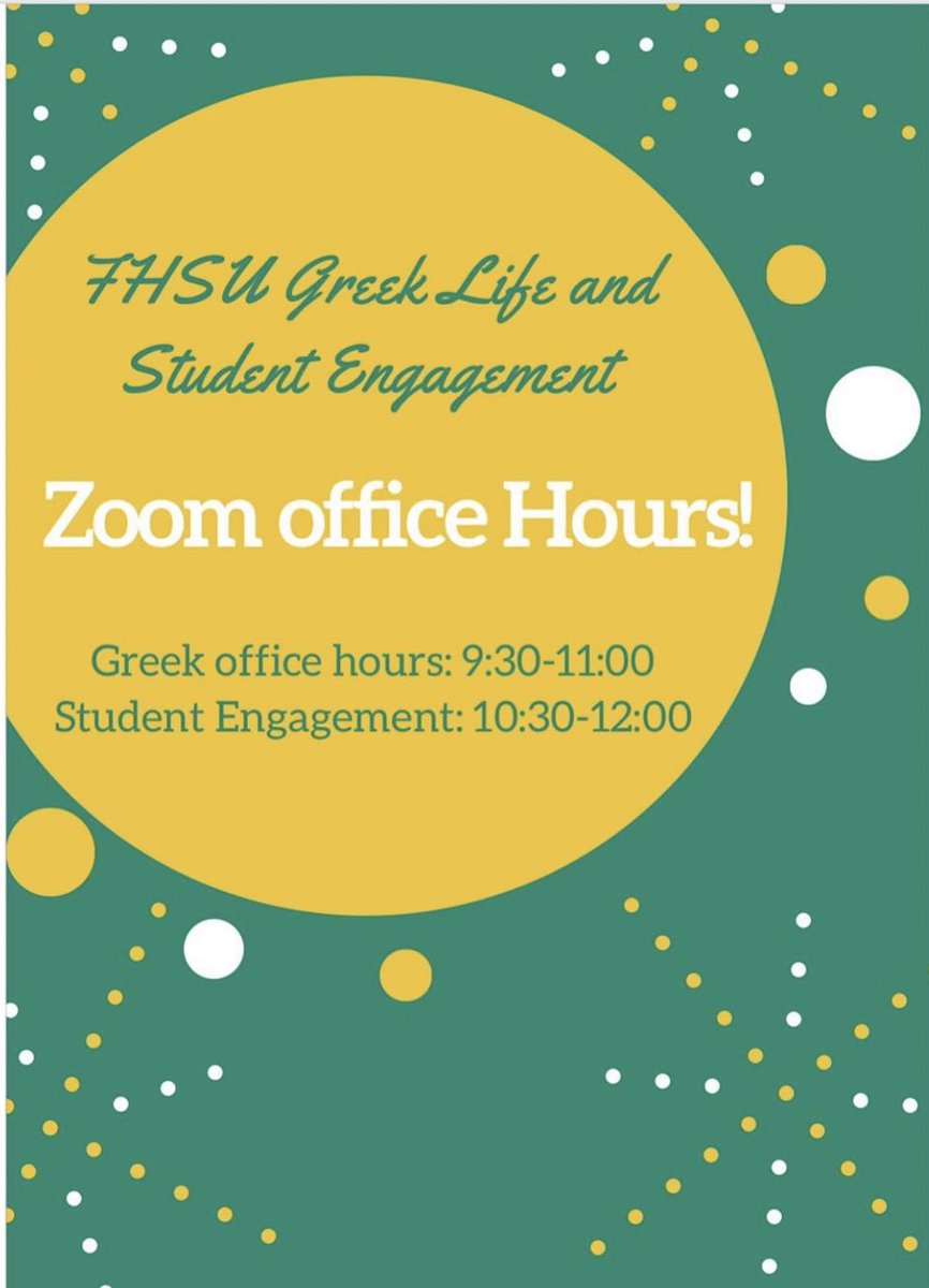 Join us during our zoom office hours on Tuesdays!
