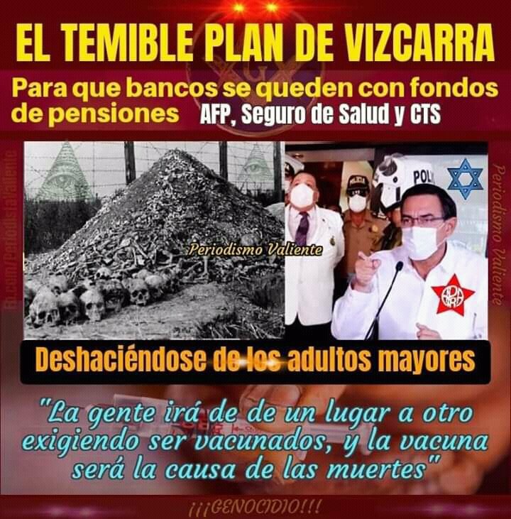 CANDYANDRE's tweet photo. VIZCARRA : !!!VAMOS A MORIR !!!
PREPARANDO LA VACUNA PARA TODOS LOS PERUANOS COMO HICIERON EN ITALIA ; ESPAÑA Y EEUU https://t.co/KWQhlux6Xk
