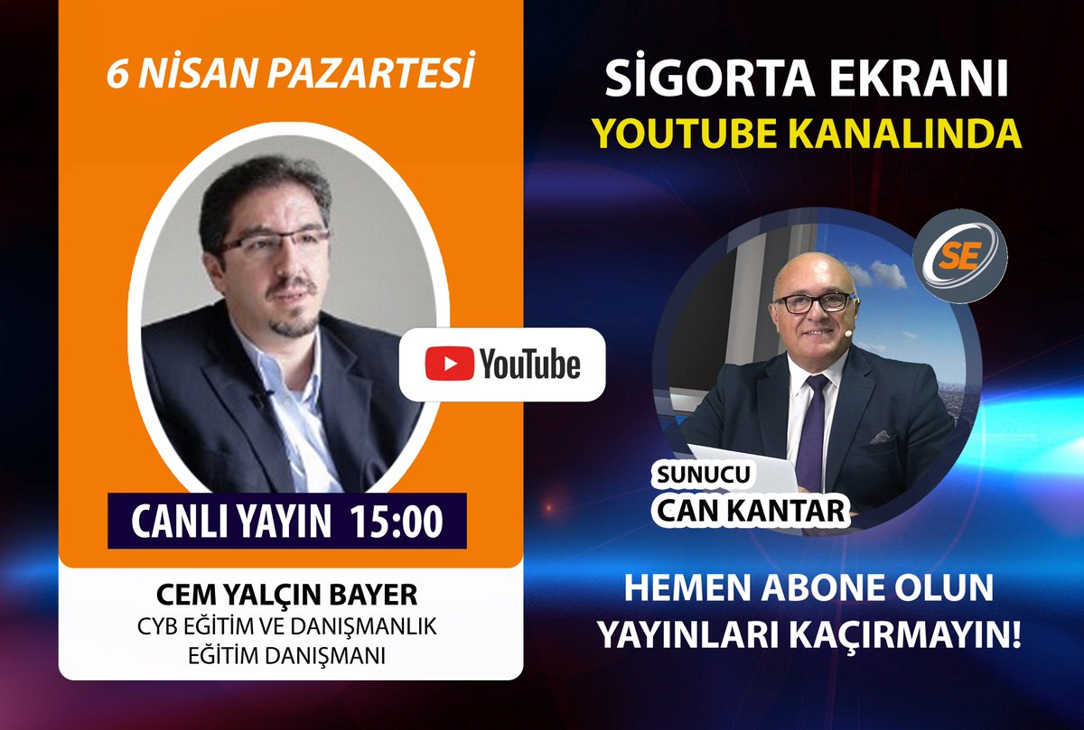 sigortamedya's tweet photo. Sigorta Ekranı, bu haftayı yine çok konuşulacak konu ve konuklarla açıyor. Başlıca konular, 'Evden çalışma, uzaktan eğitim, motivasyon ve iş verimliliği...

Sigorta Ekranı: https://t.co/z45yMCdNws https://t.co/nHA8fcRi9y