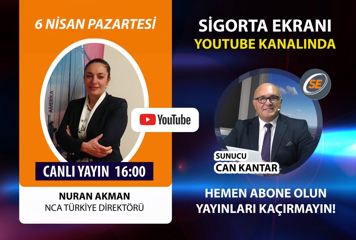 sigortamedya's tweet photo. Sigorta Ekranı, bu haftayı yine çok konuşulacak konu ve konuklarla açıyor. Başlıca konular, 'Evden çalışma, uzaktan eğitim, motivasyon ve iş verimliliği...

Sigorta Ekranı: https://t.co/z45yMCdNws https://t.co/nHA8fcRi9y