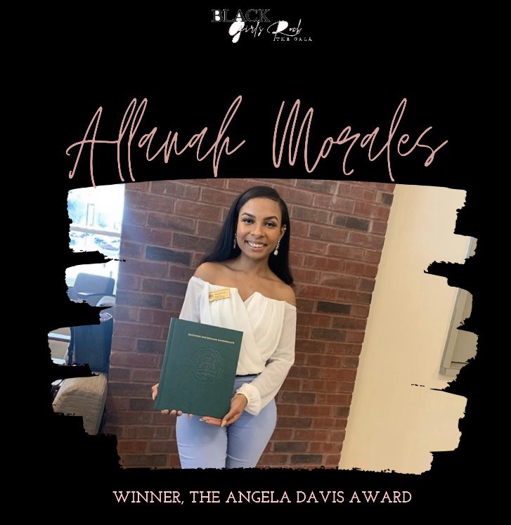 BGRgala_'s tweet photo. This award is given to the black woman who is an advocate for ALL black lives. Help us congratulate Allanah. 🧡 https://t.co/IQM3cGZ1dl
