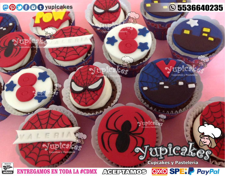 Yupicakes's tweet photo. Nuestros #cupcakes personalizados de #Spiderman serán el motivo perfecto para festejar con familiares y amigos una vez pasada esta etapa en el país 😋🥰 Anticipa tus pedidos en: https://t.co/E59Vb3juzJ o vía Whatsapp al ☎ 5536640235
Entregamos en toda la CDMX sin costo extra https://t.co/gfknXKACsh