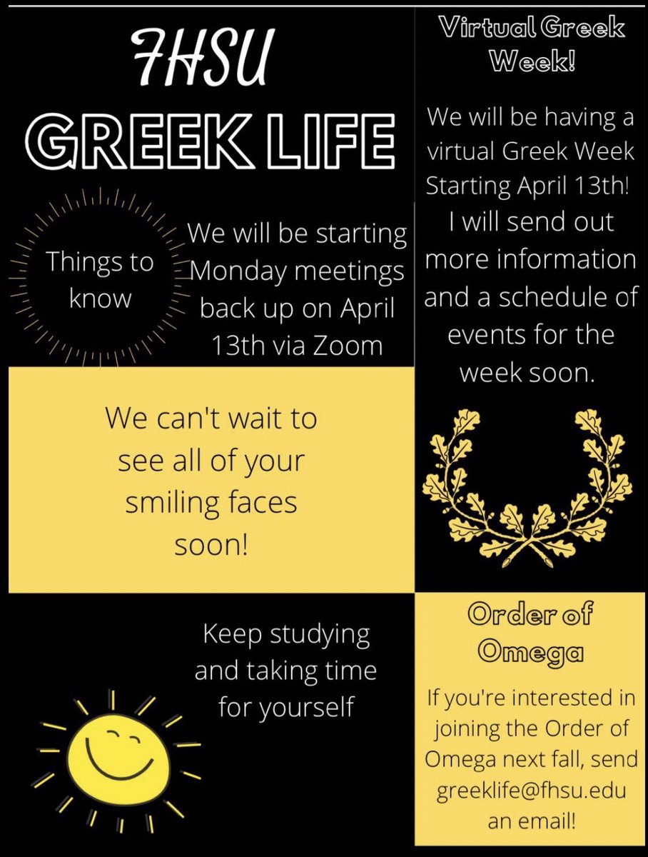 We are starting a weekly newsletter for our social media platforms! Stay tuned for important information!