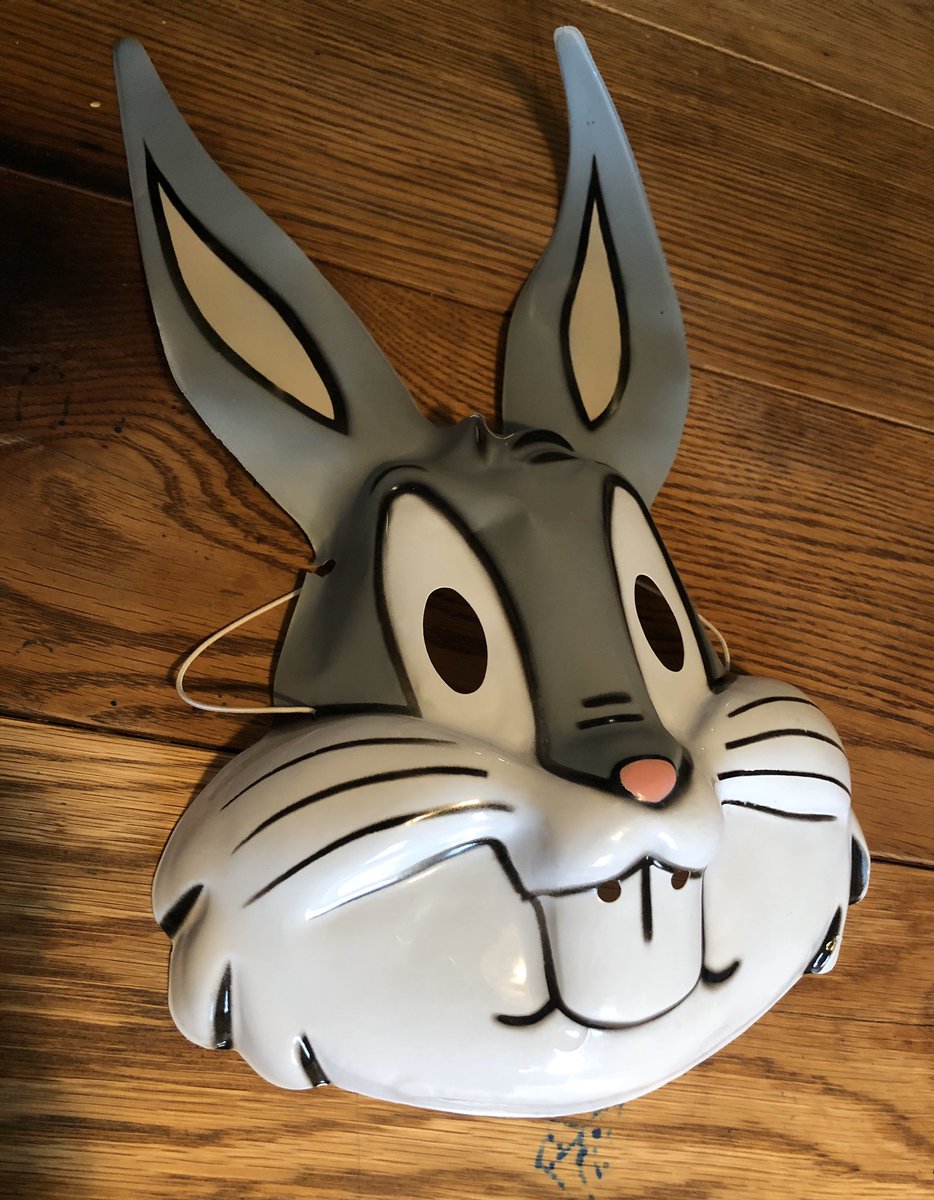 iraglass's tweet photo. Ok scientists I mean this as a sincere no kidding question. With no masks available would this old Halloween mask work? Plastic! Virus wouldn’t penetrate. Of course if everyone did it, it’d be feel like a dark comic-book movie or something. But...would it work? https://t.co/3rEdONWyJG