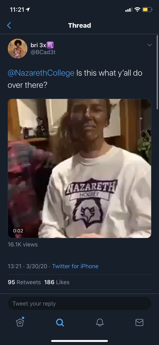  @BCad3t tagged  @NazarethCollege with this post. To answer her; no. Most of us who are students are outraged by this entire situation, and I’ll answer you since the school didn’t properly address your question.