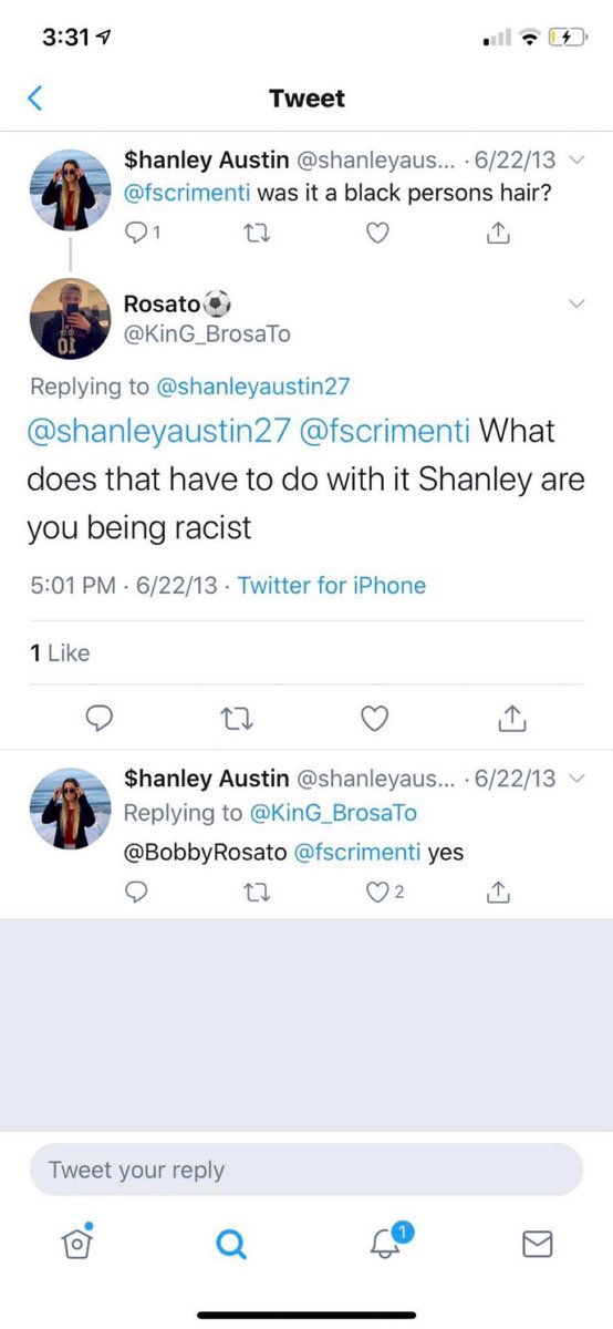 But wait... it only gets better! Shanley (The girl in the video) has been a repeated offender on social media, making her self VERY vocal and even more of a racist. Awesome. (Can’t see it now though, she deleted her social media)