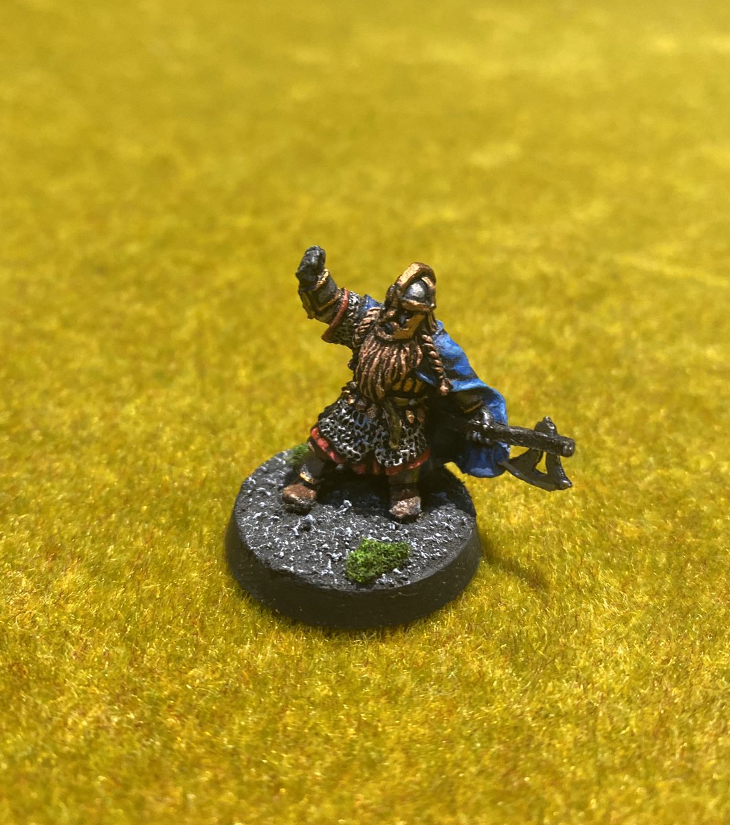 Let’s start a  #MiniNetworkTrain  Challenge:- Paint 1 Mini in a Day & Challenge 3 others to do so for the following day I nominate:-  @Leaky_cheese -  @nick_bayton -  @SigurSquirrel My Submission:A Dwarf Captain from  @WarComTeam