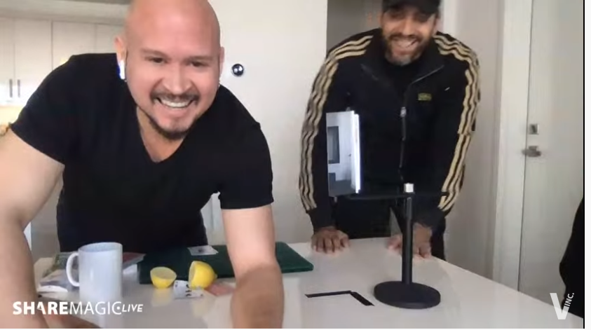 VanishingInc's tweet photo. Oh yeah. That's Blaine with us and Daniel Garcia on #sharemagiclive https://t.co/YMCBrZm7bG Where you at? https://t.co/JuKvkIo4Pi