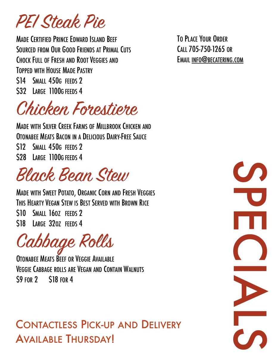 BE Catering tweet media