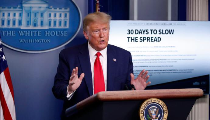 Aled301Sherek's tweet photo. President Trump has been making addresses to the country daily to #inspire his vision of duty and responsibility of the American to fight the global COVID-19 pandemic. #aled301 https://t.co/ibITnkm9O9