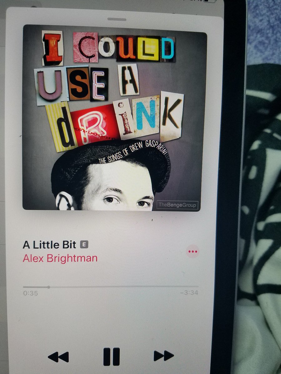 CournteyO's tweet image. And of course had add this song to my collection 🎶🎶🖤💜💚 #ALittleBit @DrewGasparini @ABrightMonster