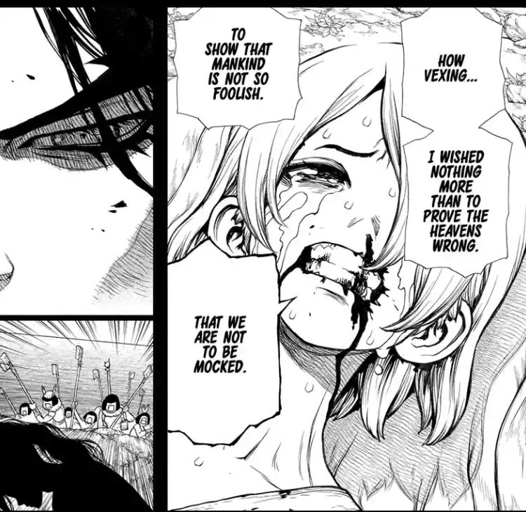 The art in dr.stone is getting even crazier lately today's chapter is insane 