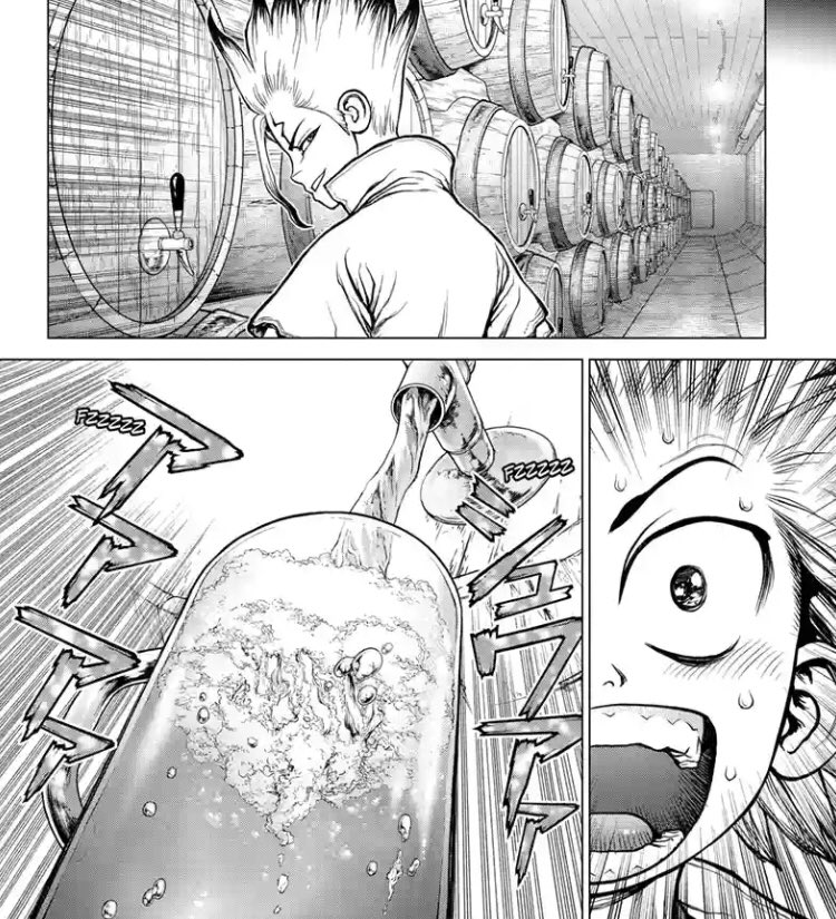 The art in dr.stone is getting even crazier lately today's chapter is insane 