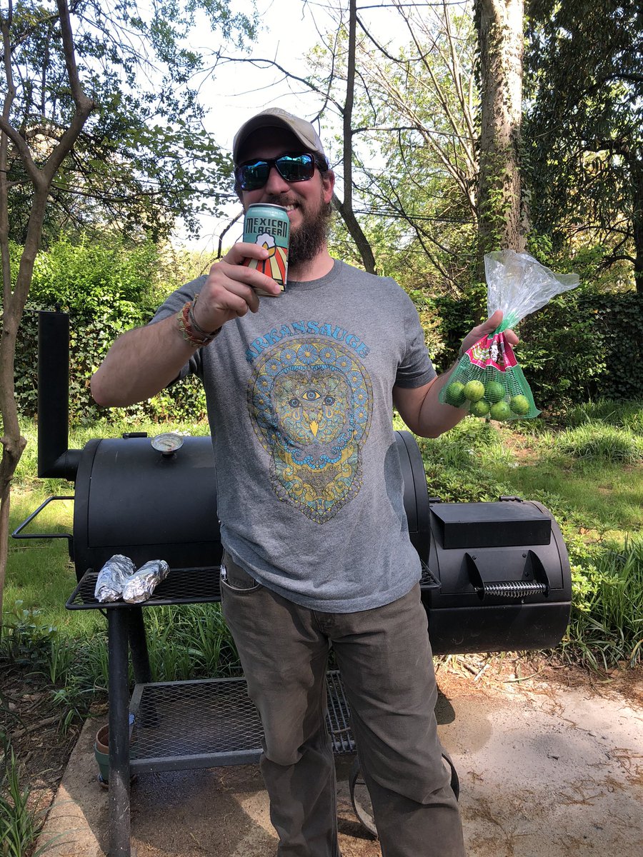 When the grocery is out of limes the key limes def work well with <a href="/HighCottonBeer/">High Cotton Beer</a> Mexican lager #QuaratineAndChill