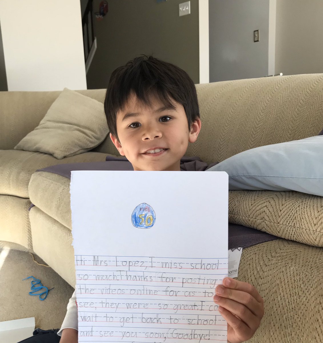 hcpss_nes's tweet photo. This beautiful first grader misses school. Well we miss you too!!
#NEStogether https://t.co/vxw1lSLcmG