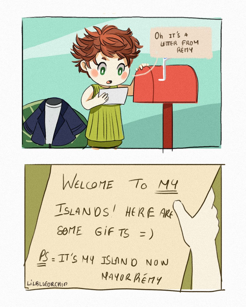 Realizing your bro is leaving gifts at your doorstep to lower your guard before he tries a coup d'etat to become mayor in your place. #AnimalCrossingNewHorizon #Animalcrossing