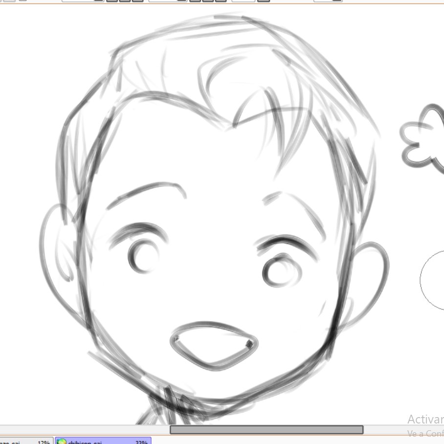 i forgot i tried to draw chibi connor once 😳 