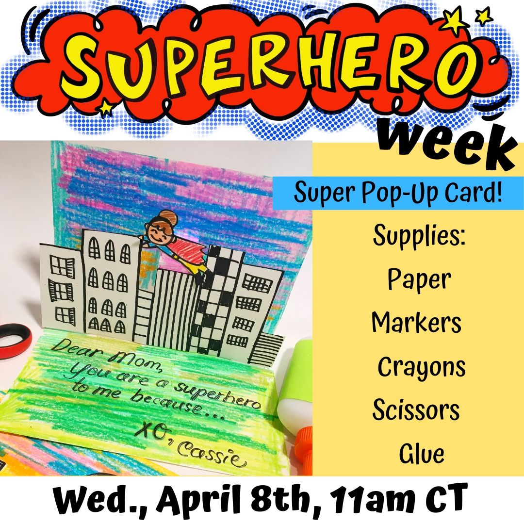 cassie stephens on Twitter: "Next week, I'll be teaching LIVE art classes  every day with the theme being Superheroes! You can find out all the  details in this blog post: https://t.co/UNMrNBTpRn https://t.co/7DdgRuZuxd"  /