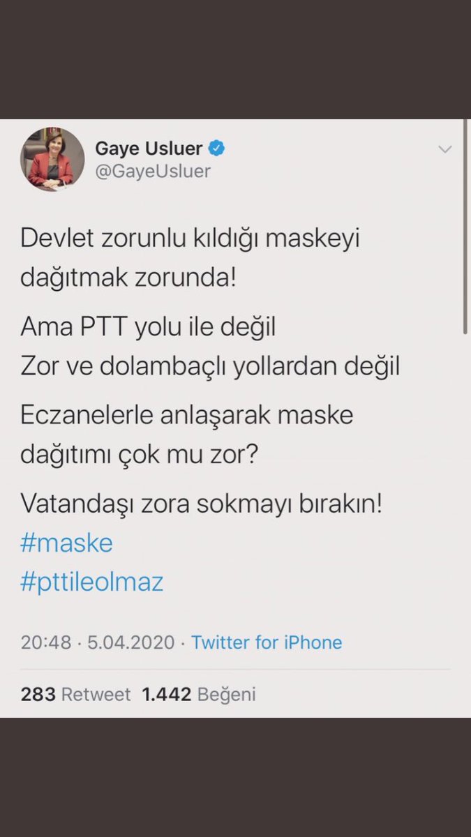 Devlet gelip sizin yüzünüze yüzünüze o maskeyi taksa , devlet o maskeyi bize yedirmek zorunda diye ötersiniz. Nankörlük göz bozukluğundan değil, vicdan yoksunluğundandır.