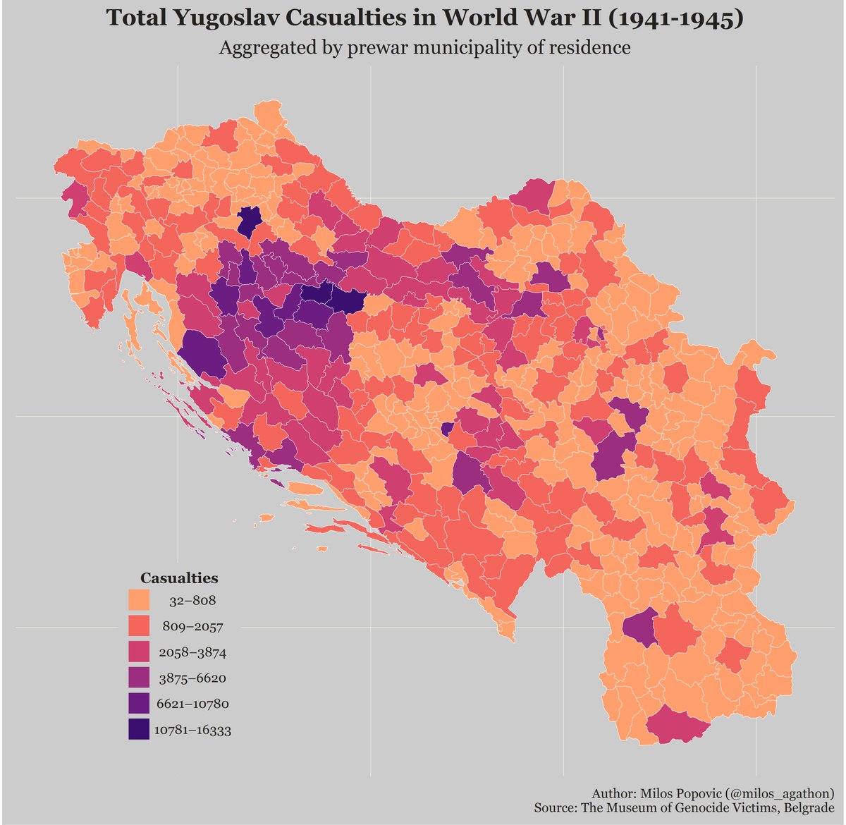 one of the initial hypotheses - that WW2 con. camps were located "in ustaša strongholds" - would've been easily refuted with any history reading. They were located where convenient (rail connection, empty ind. buildings, proximity to persecuted population)