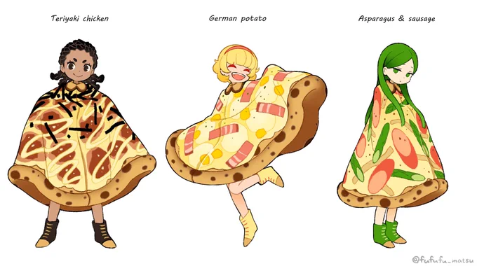 ピザの服 #創作 