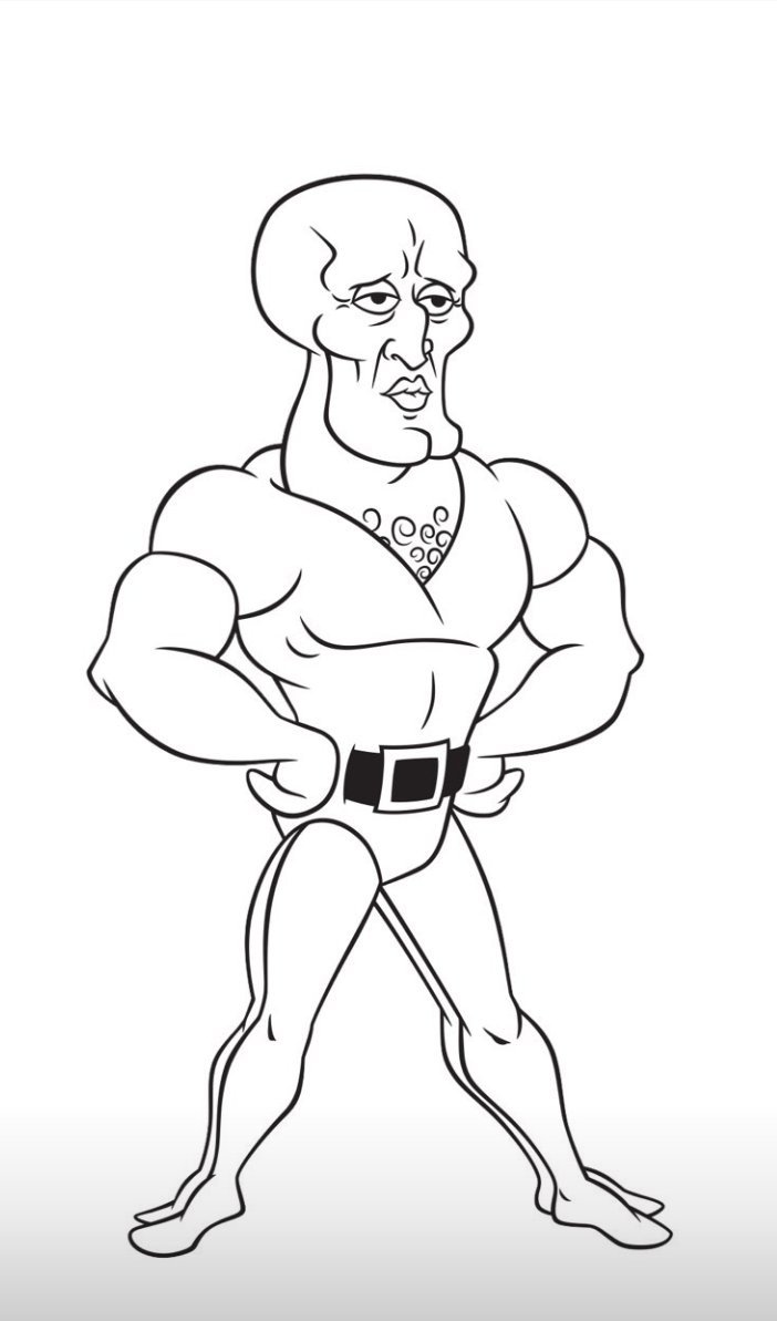 Effortfulg Squidward Coloring Pages - vrogue.co