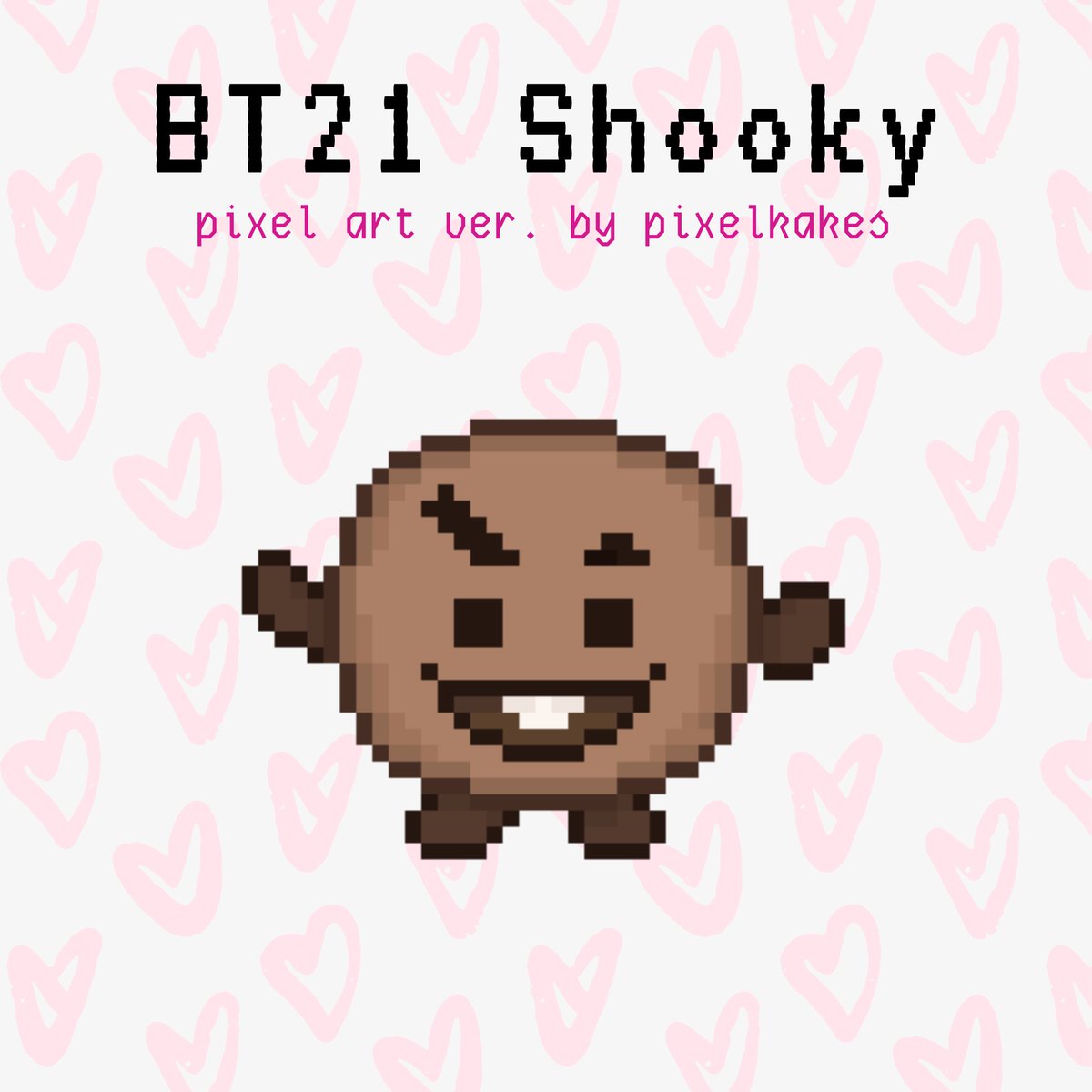 🍪 𝕊𝕙𝕠𝕠𝕜𝕪 🍪

BT21 design 2/8 is this cutie 💗