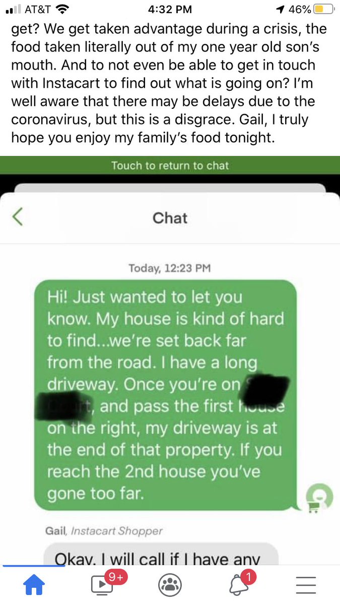 Leather430's tweet photo. #instacart #COVID2019 https://t.co/XrHwYyQcfV