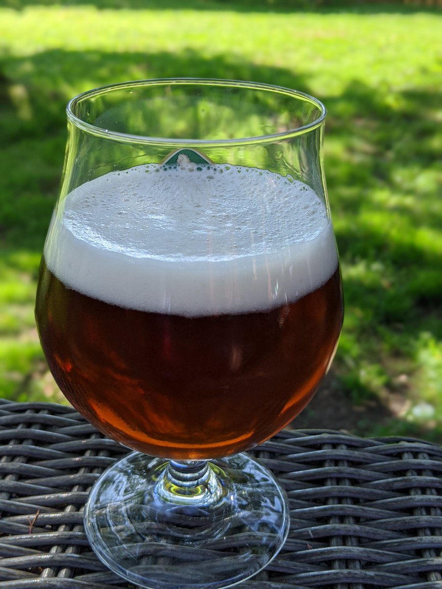 hsvdotbeer's tweet photo. Sometimes you just need a good lager. Enjoying a @YellowhammerAle Rebellion (on draft thanks to a keg from @rccbhsv and a Frankenstein homebrew draft system) at home. #virtualtaproom https://t.co/YdyvfE4lx9