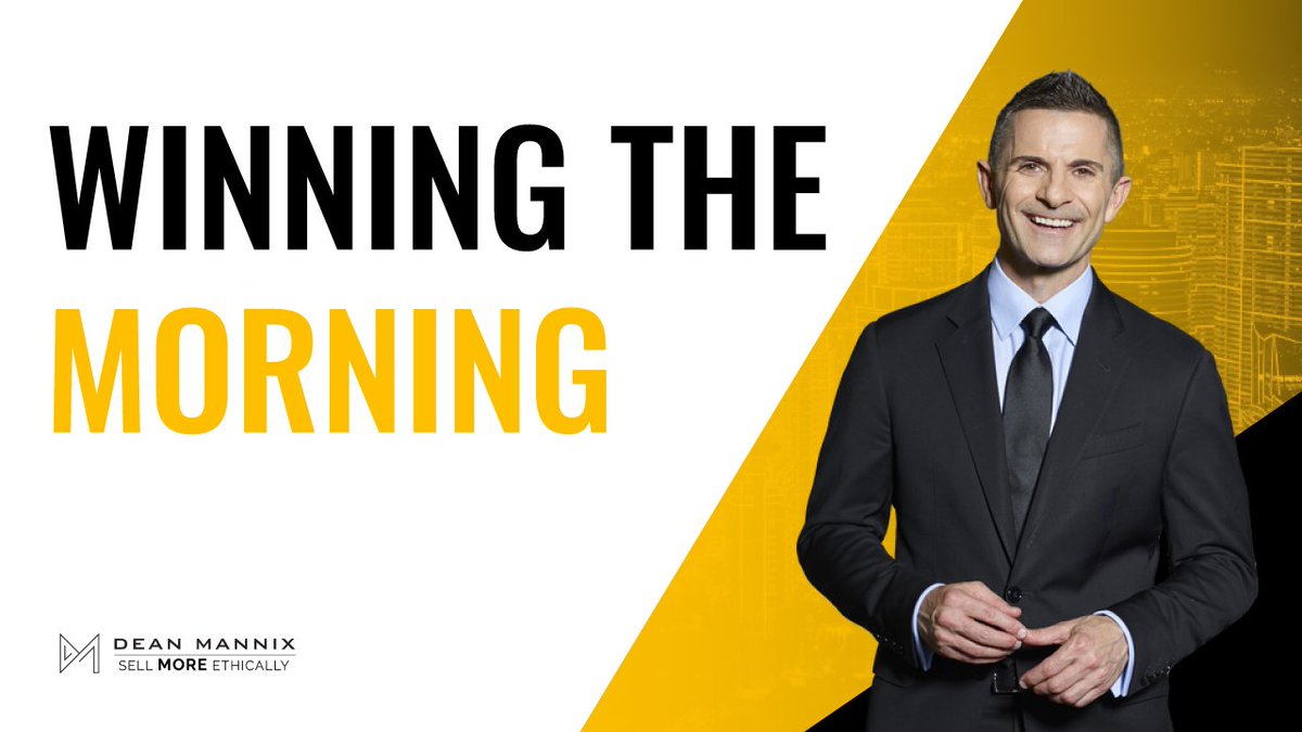 deanmannix's tweet photo. Winning the Morning?? Need some inspiration? Check out this simple strategy for making your mornings more productive and meaningful. https://t.co/FSSYoj4qUw https://t.co/HtTVfK6LhD