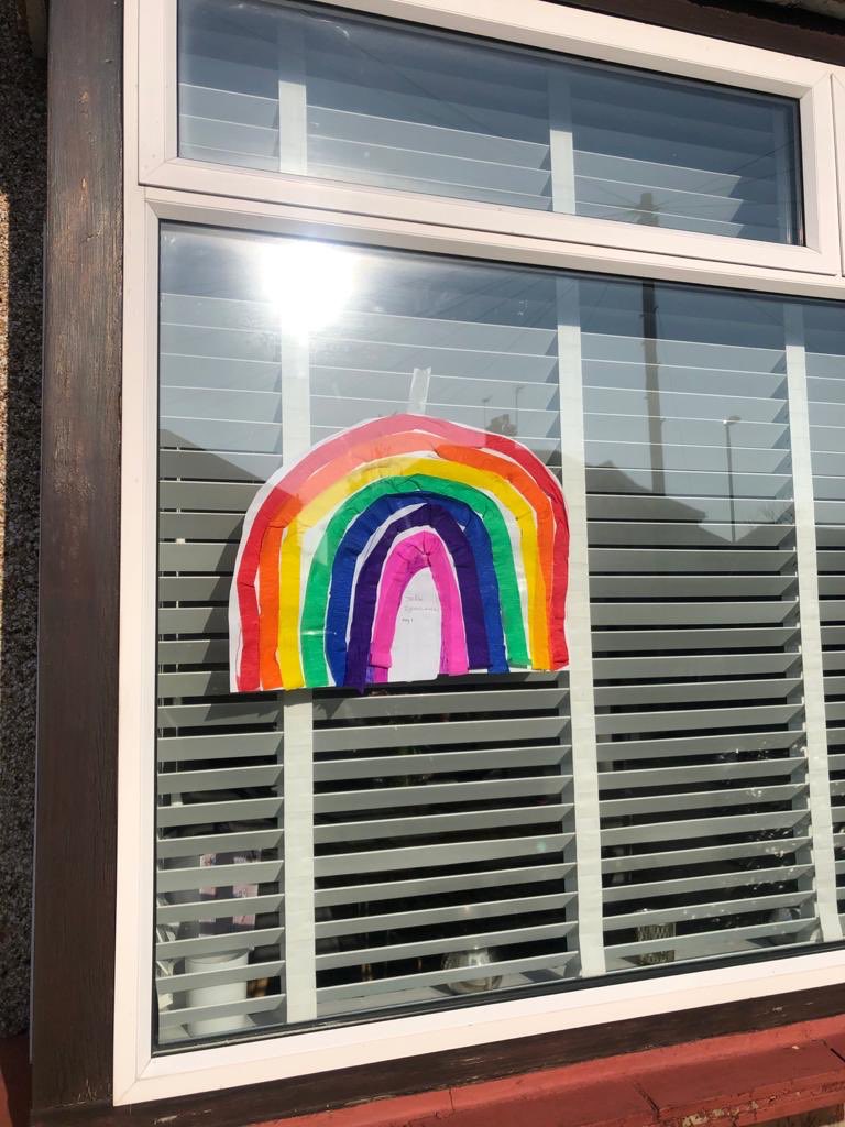 kdaga1's tweet photo. #RainbowsForNightingale  for Julia age 7 🌈THANK YOU NHS❤️❤️ https://t.co/DremRDiC94